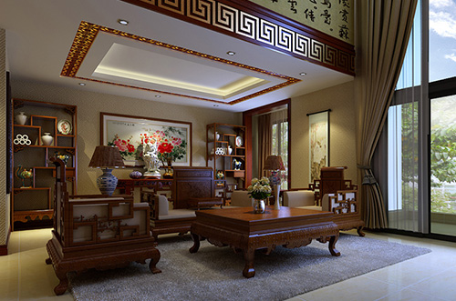 中式現(xiàn)代簡約設計效果圖欣賞