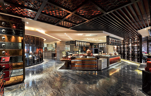 2016年成都樸實中彰顯高貴的中式餐廳裝修效果圖