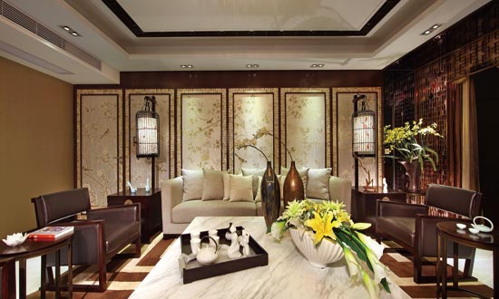優(yōu)雅大氣的中式精品住宅設(shè)計裝修效果圖