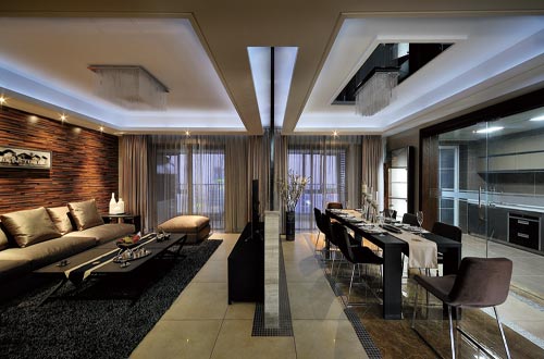 簡約時(shí)尚的中式精品住宅設(shè)計(jì)效果圖