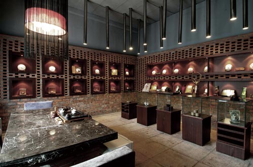 簡潔精致禪意茶文化空間裝修實(shí)景圖