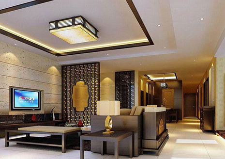 明亮溫馨的中式大三居樣板房