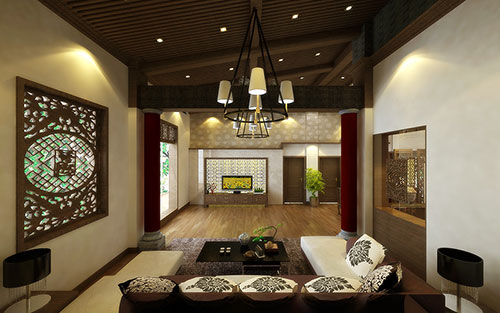 深圳平層中式大宅設計方案