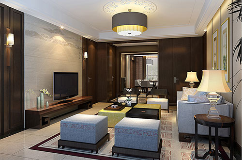 山西長治溫馨簡約的家庭中式家裝設計