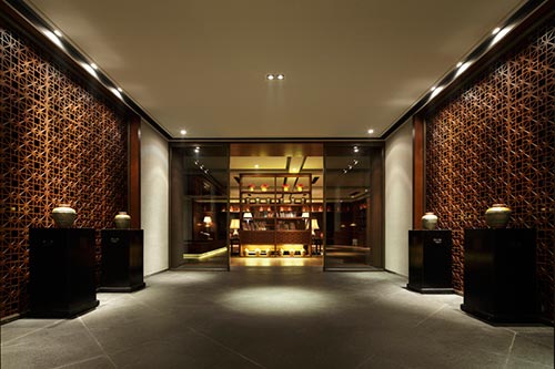浙江上虞新中式會所酒店裝修