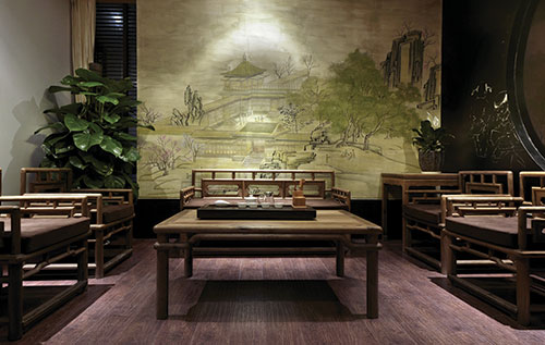 中式茶館裝修效果圖