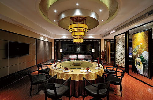 福建560平方米三明餐飲會所設計案例