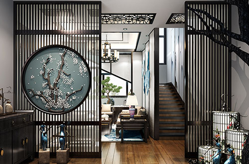 湖北松滋300平自建別墅新中式風(fēng)格設(shè)計(jì)效果圖