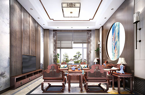 極簡中式風(fēng)格的輕奢小資家居設(shè)計效果圖