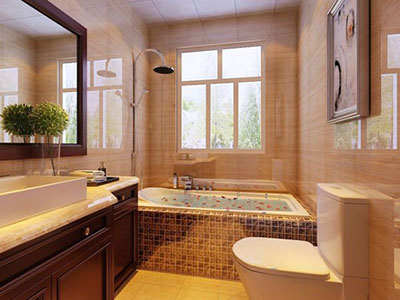 軒中式裝修婚房衛(wèi)生間效果圖