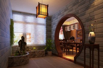 中式設(shè)計(jì)中的玄關(guān)設(shè)計(jì)如何突出重點(diǎn)