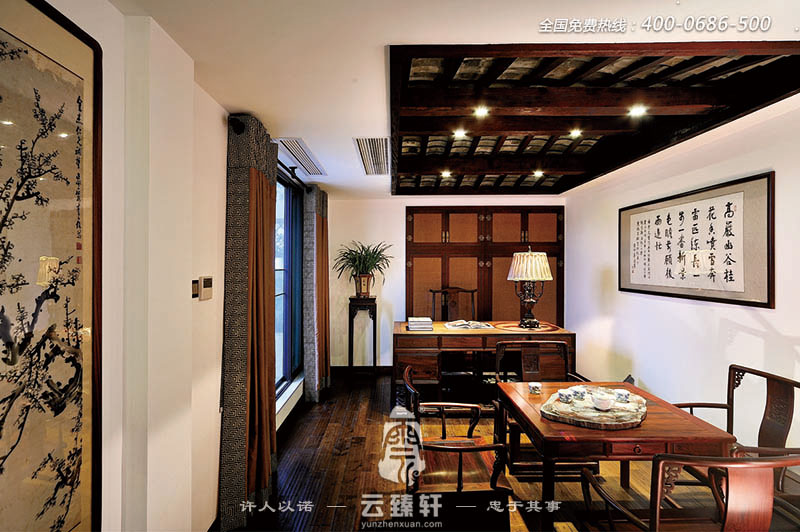 別墅書(shū)房的設(shè)計(jì)古典優(yōu)雅