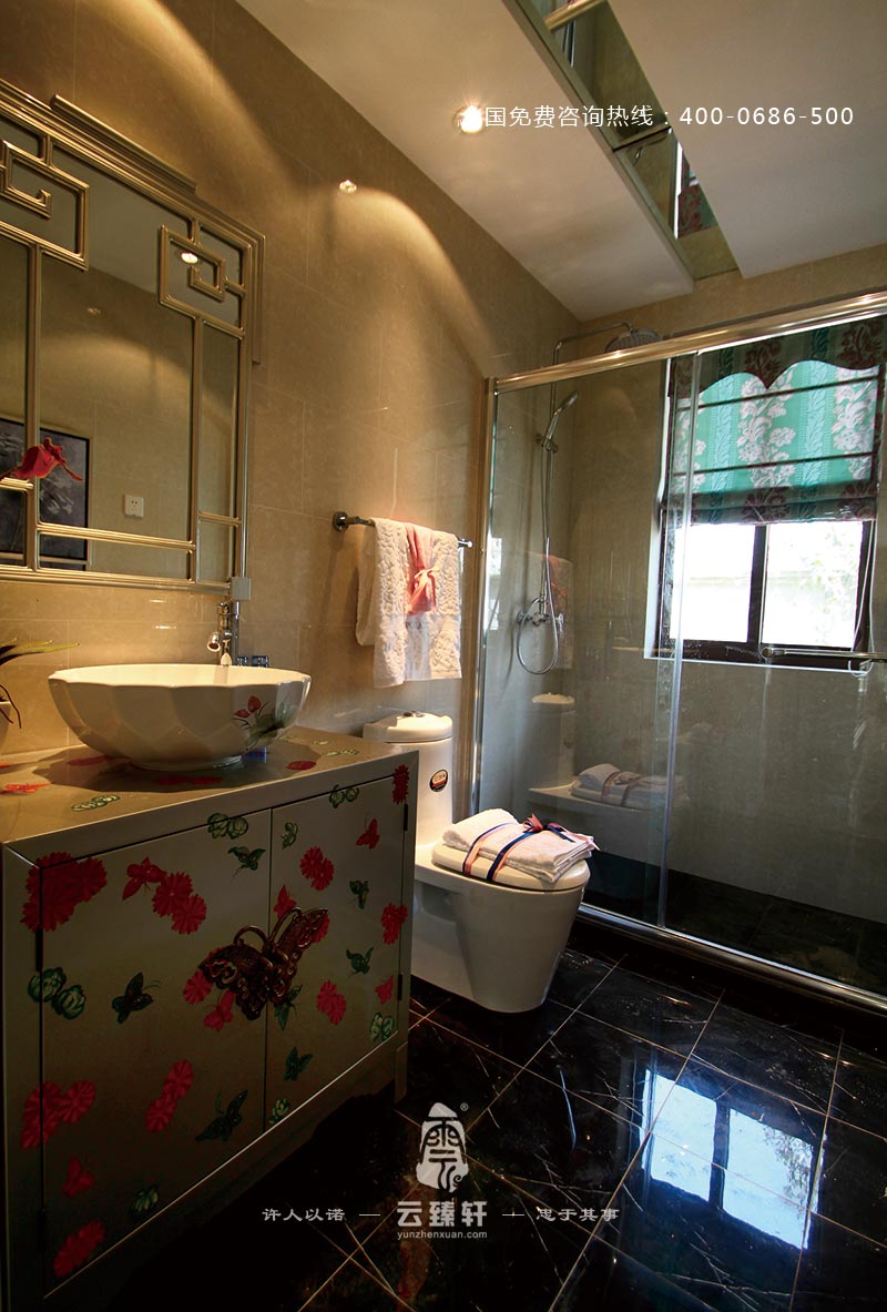 新中式衛生間裝修效果圖