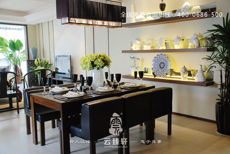 清新而富有韻味的餐廳設計