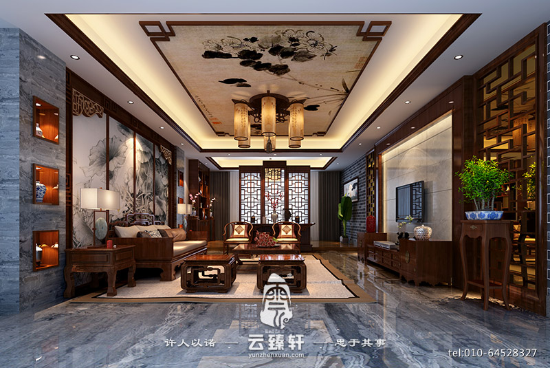 中式客廳選購瓷磚裝修注意事項