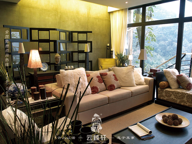 山居別墅客廳裝修效果圖