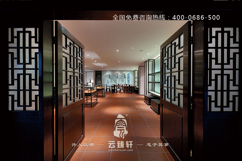 茶館空間設計效果圖