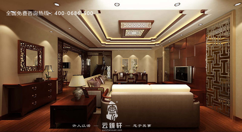 中式客廳裝修的另一個角度