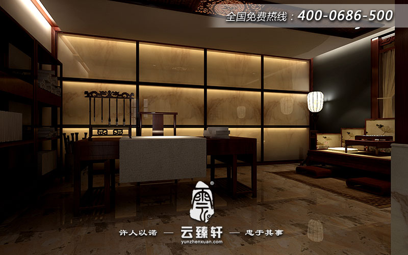 書房茶室設(shè)計(jì)在同一個(gè)區(qū)域