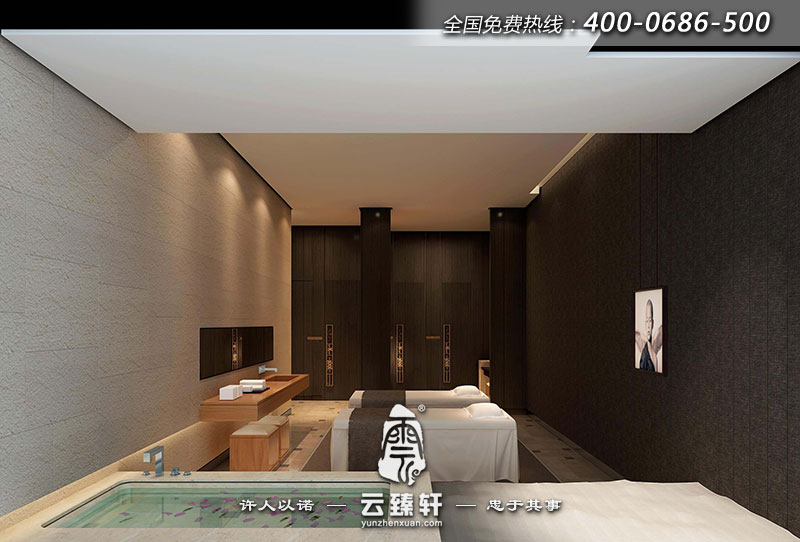 養生會所的VIP水療裝修效果圖