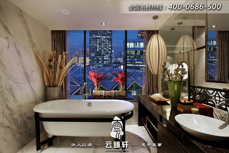 中式衛(wèi)生間裝修效果圖