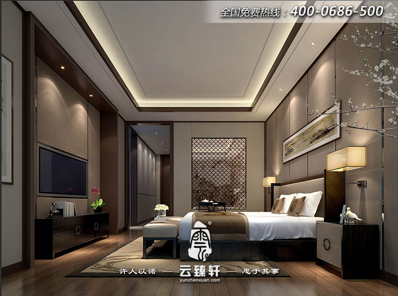 別墅二層主臥休息區(qū)連結(jié)小書房