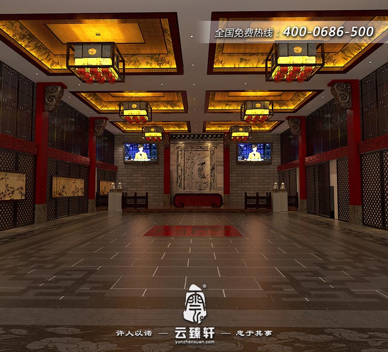 四合院的大堂設(shè)計(jì)