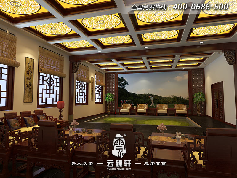 四合院的中堂設(shè)計(jì)裝修效果圖