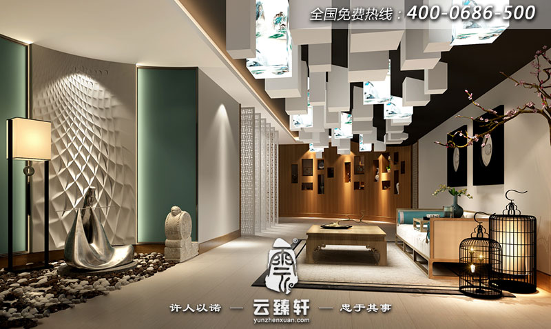 養生會所大堂休息區