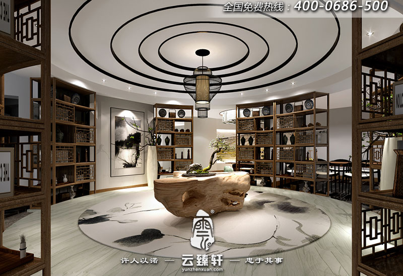 女子養生會所的展示廳裝飾