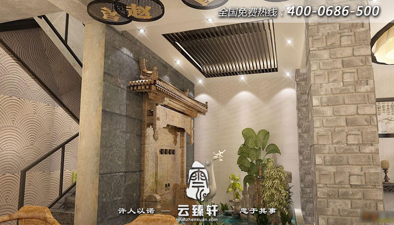 茶樓水景設(shè)計效果圖