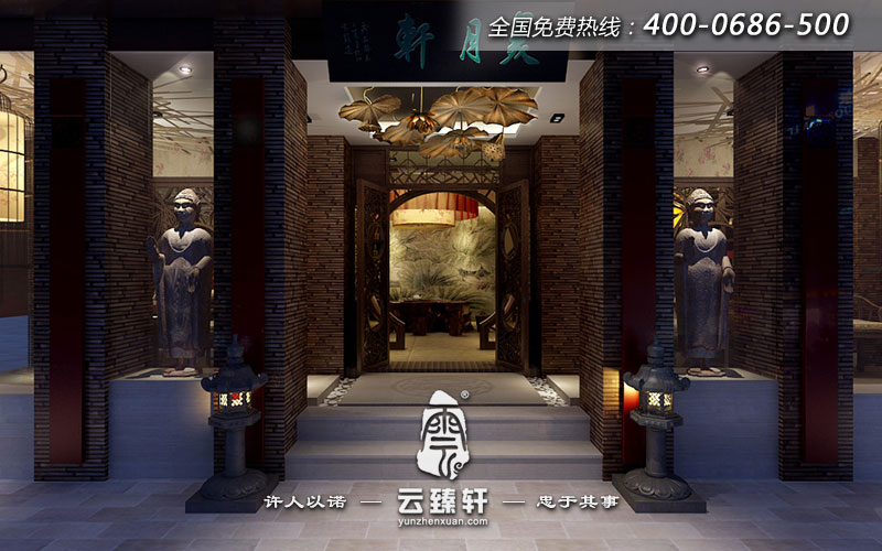 茶樓門頭設計效果圖