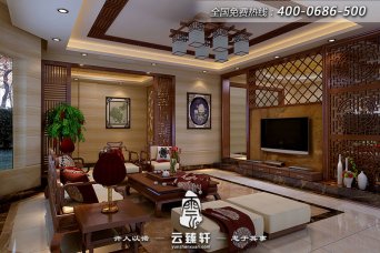 電視背景墻中式裝修設計指南!