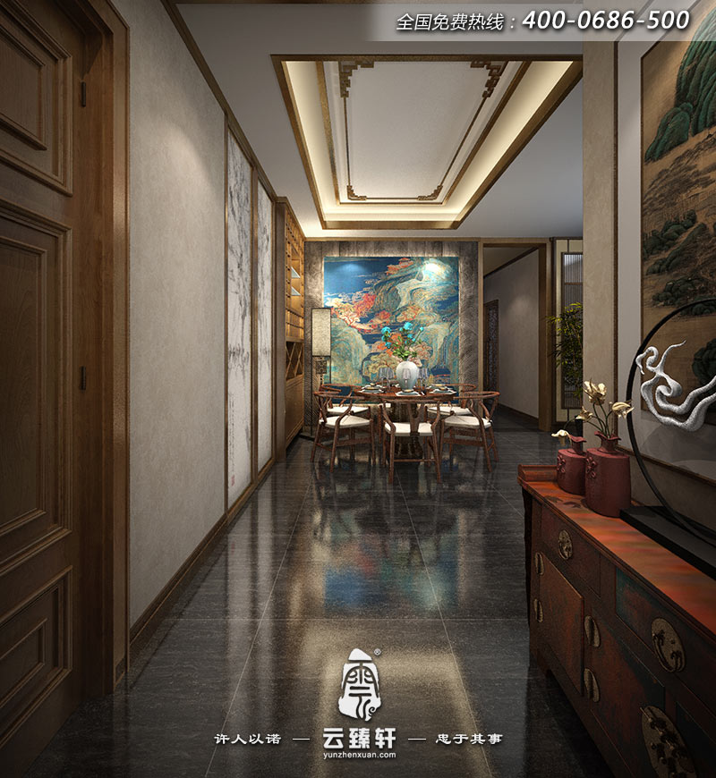 禪意家居餐廳裝修效果圖