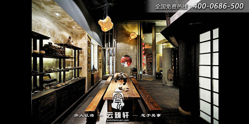 中式茶樓的茶室裝修