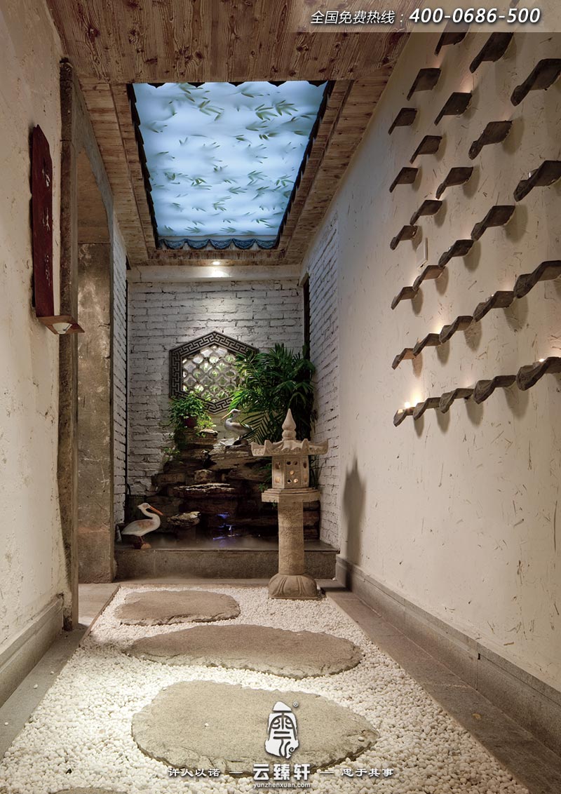 茶樓景觀水臺設計