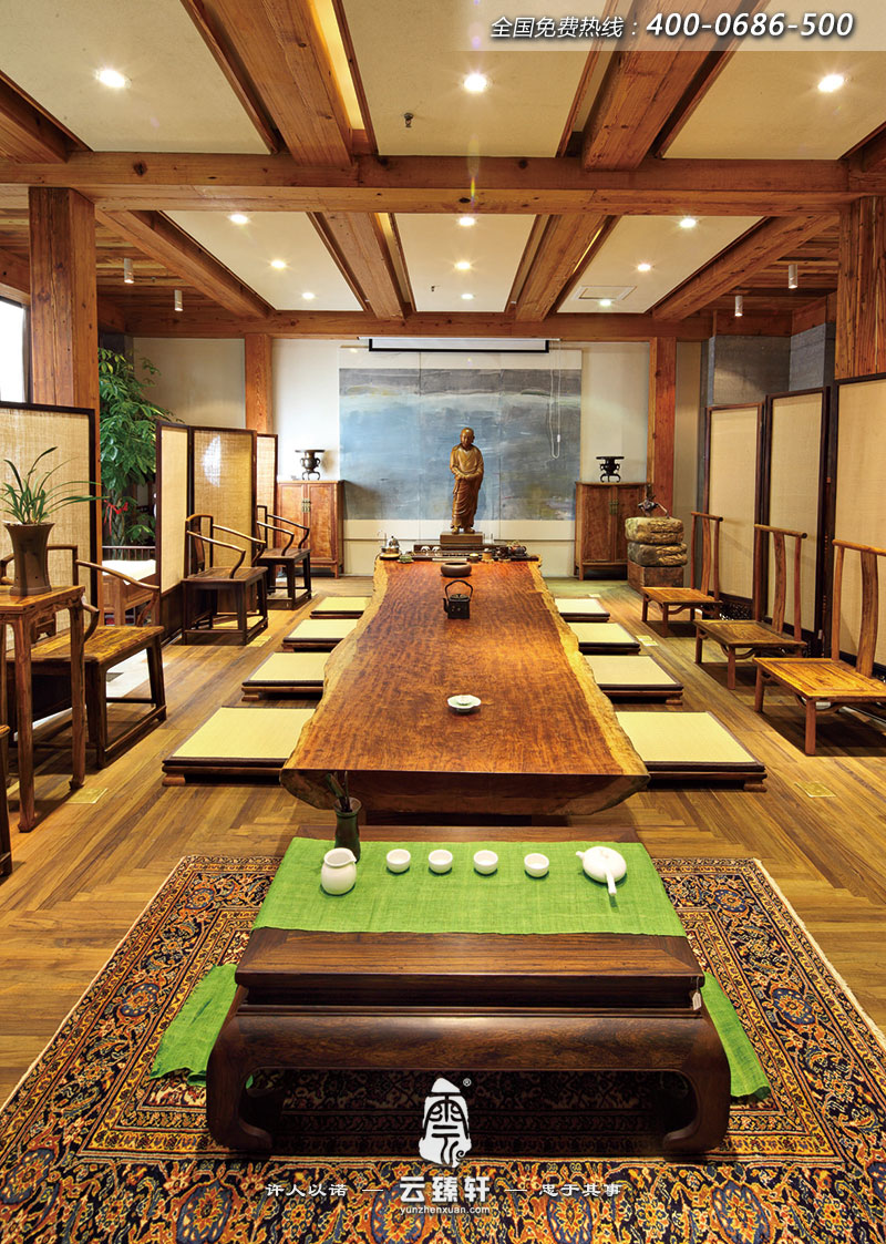 茶樓二層茶室設計