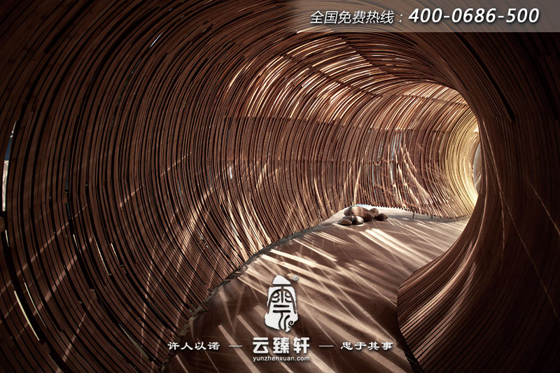 北京樸素簡約有創意的素食餐廳裝修效果圖