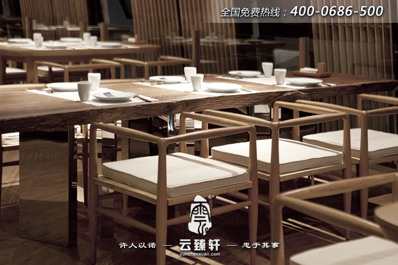 中式餐廳大堂設計效果圖