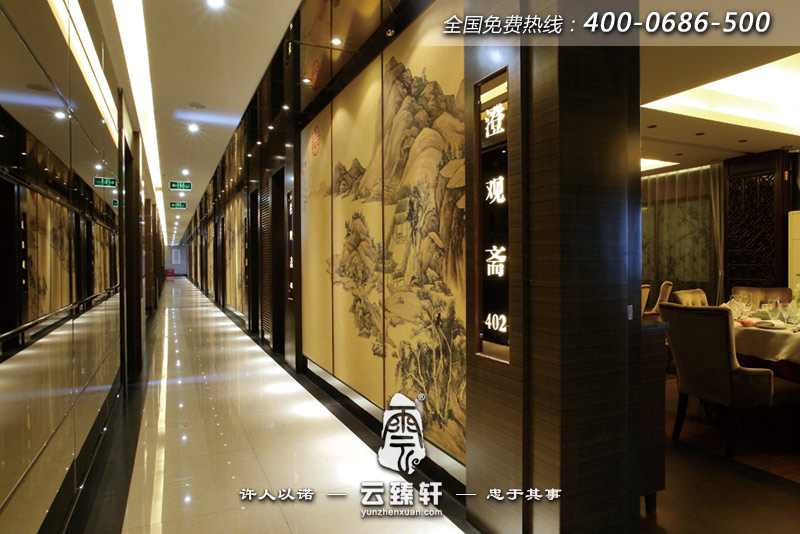 中餐廳過道裝修圖片