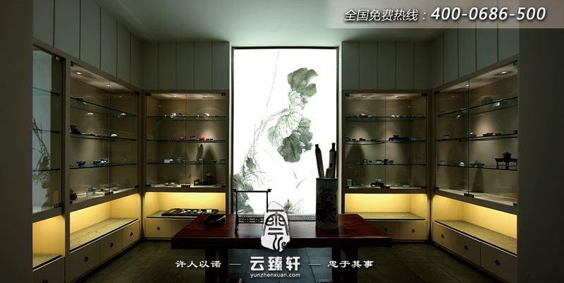 古色古香的茶具擺放設(shè)計(jì)