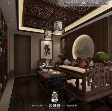 禪意中式包廂打造完美的中式風格