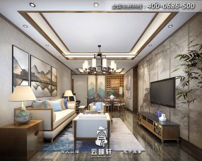 新中式禪意風(fēng)格形象墻顏色要合理