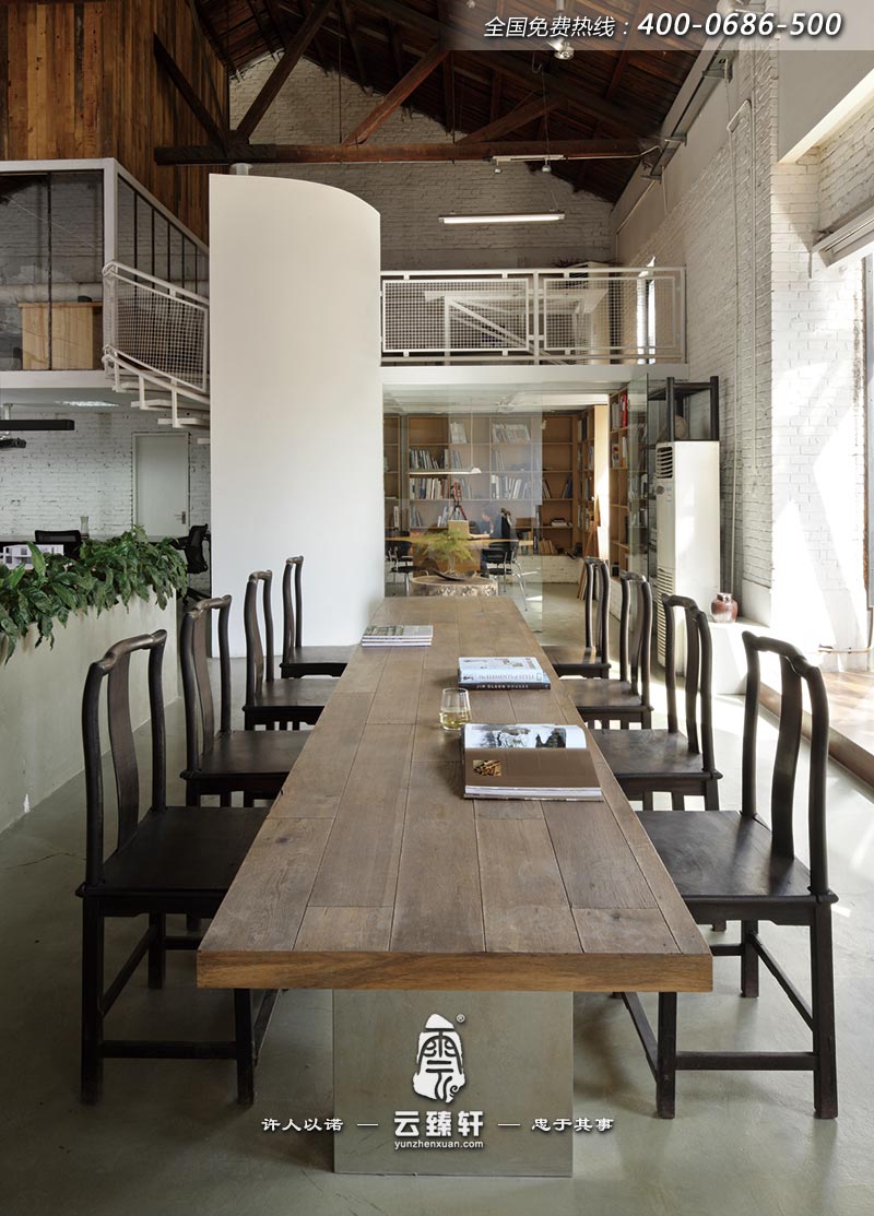 新中式大會議室裝修圖片