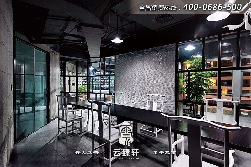 中式辦公室設計圖片