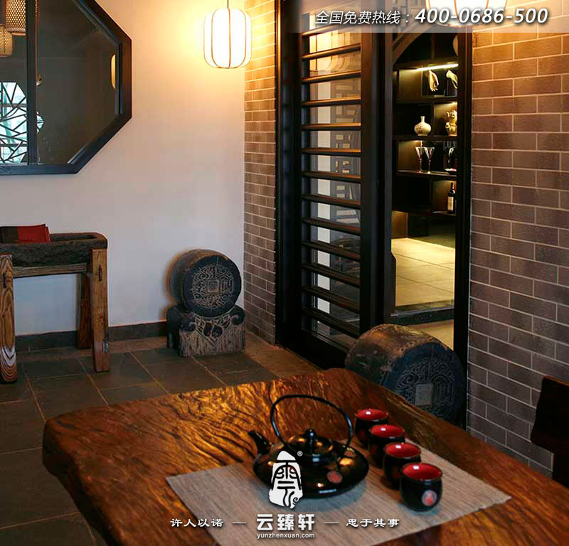 茶室裝修實(shí)景圖
