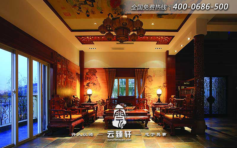 別墅大堂設計效果圖