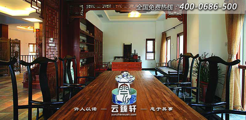 中式別墅書房裝修圖片