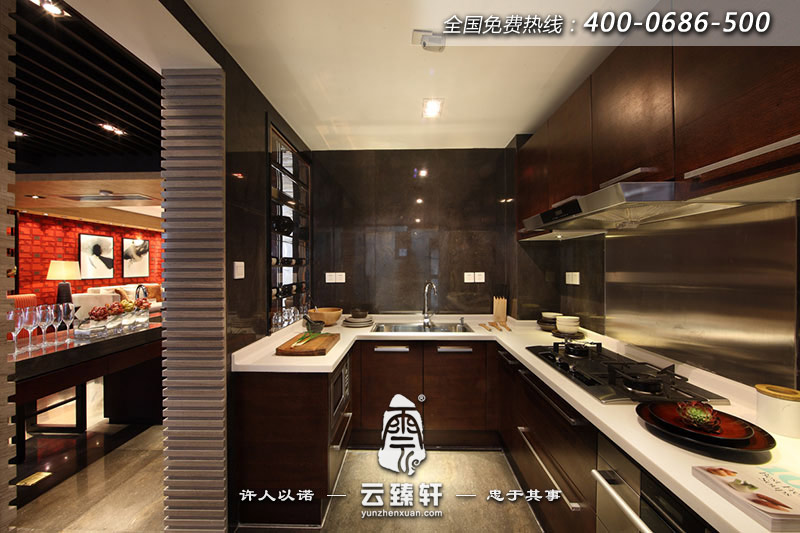 現(xiàn)代中式別墅餐廳樣板房