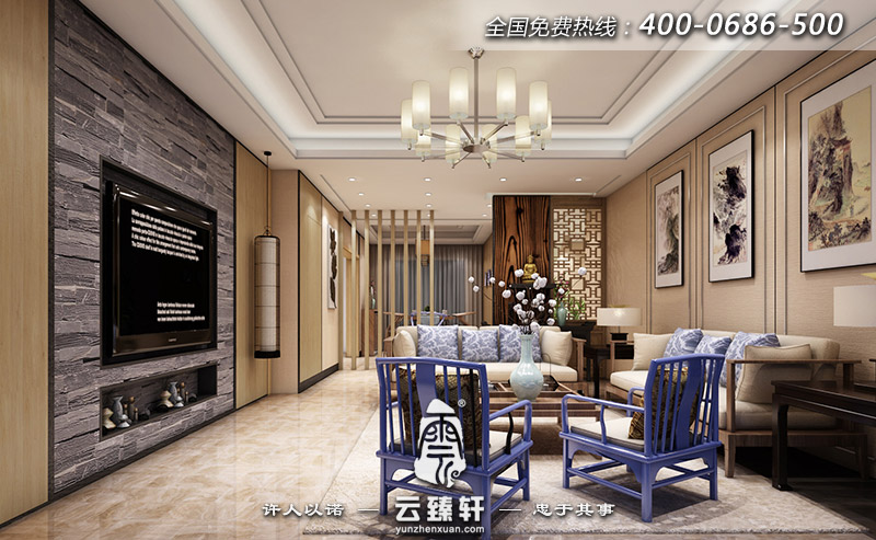 東方禪意風格裝修效果圖